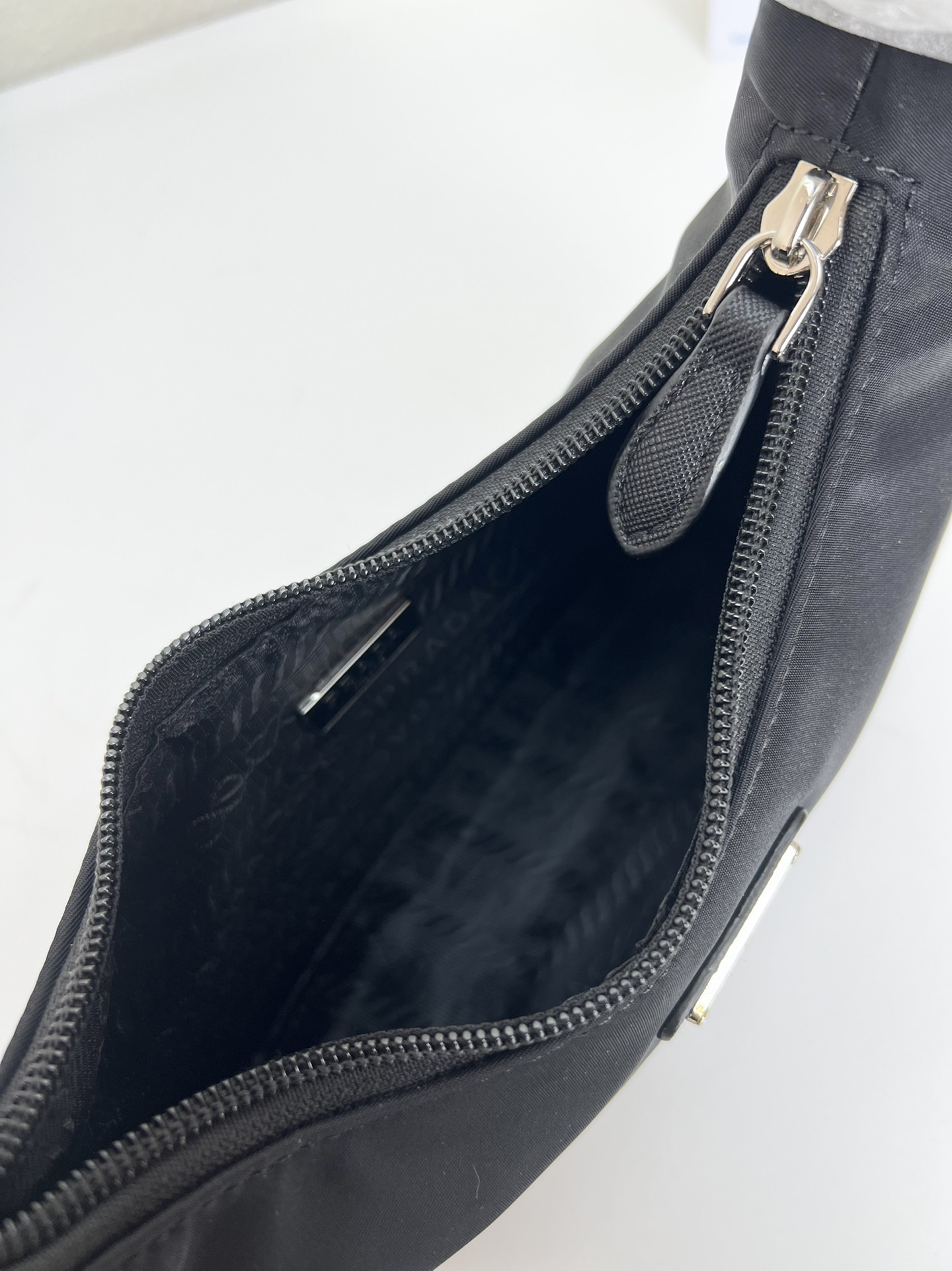 Saffiano texture Hobo Medieval Moon Bag - Black Bag - Gorchic - $93.99