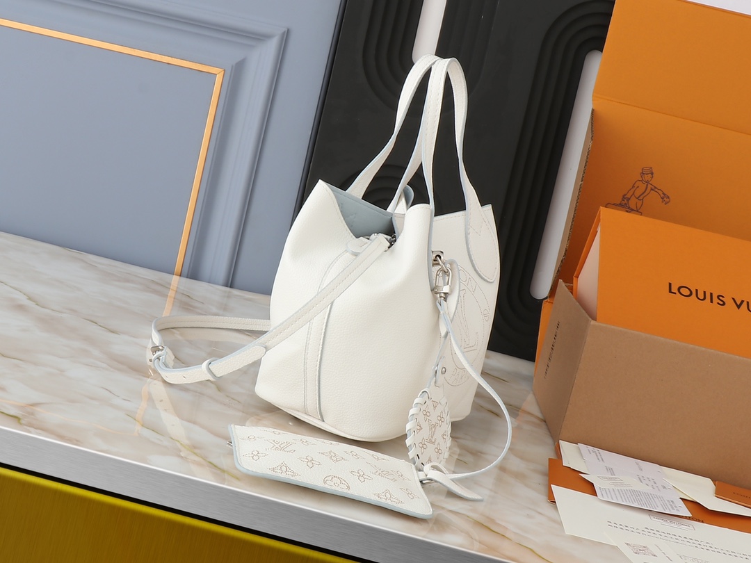 Designer Monogram Blossom MM White - Bag - Gorchic - $117.99