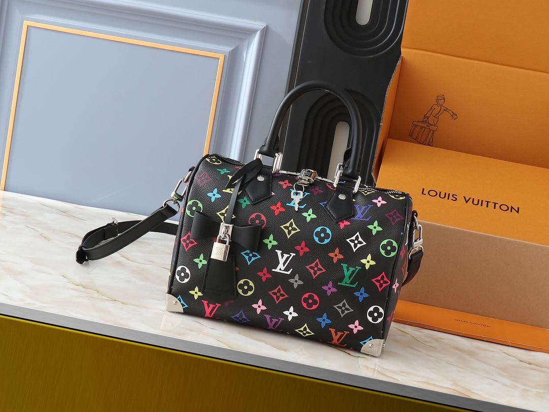 Designer Monogram x Murakami  x TM Speedy Bandoulière 25 -Bag - Gorchic - $129.99