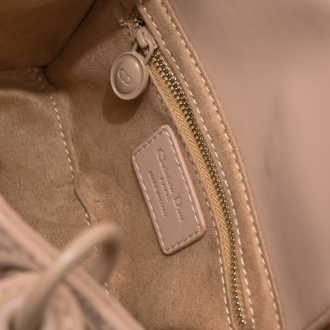 D Inspired Mini Lady D Inspired Bag Blush Ultramatte Calfskin - Bag - Gorchic - $138.99