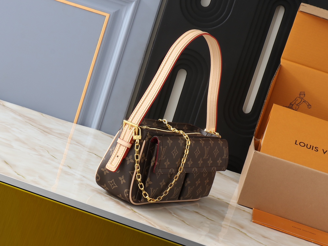 Designer Monogram Viva Cite Handbag Monogram Canvas Bag - Gorchic - $113.99