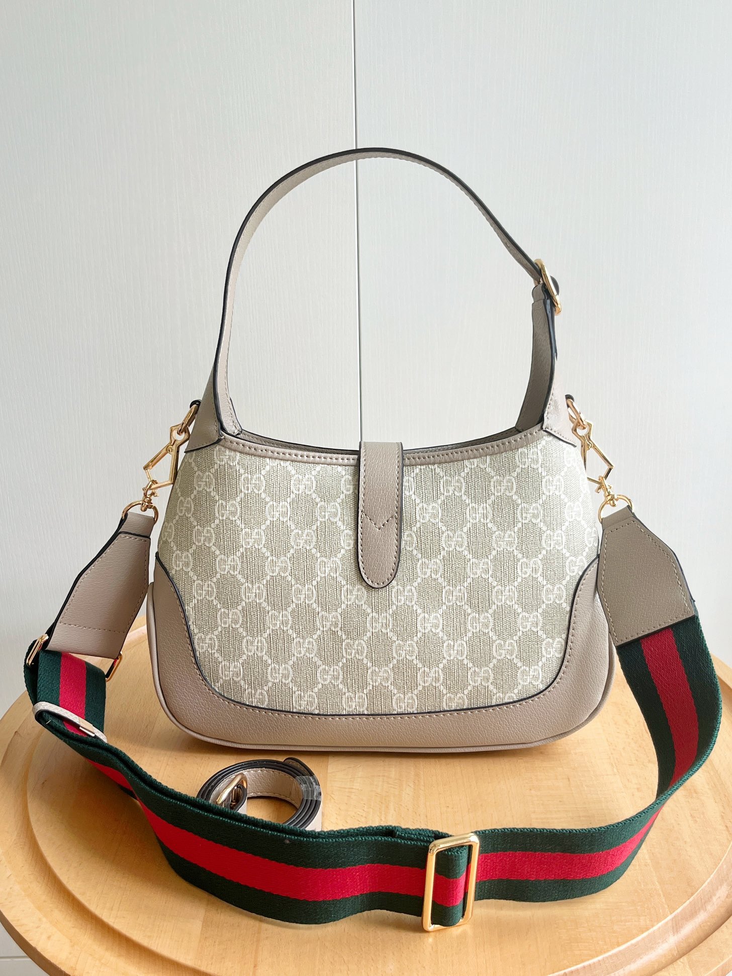 Double-G Jackie 1961 Small GG And Leather Bag - Gorchic - $124.99