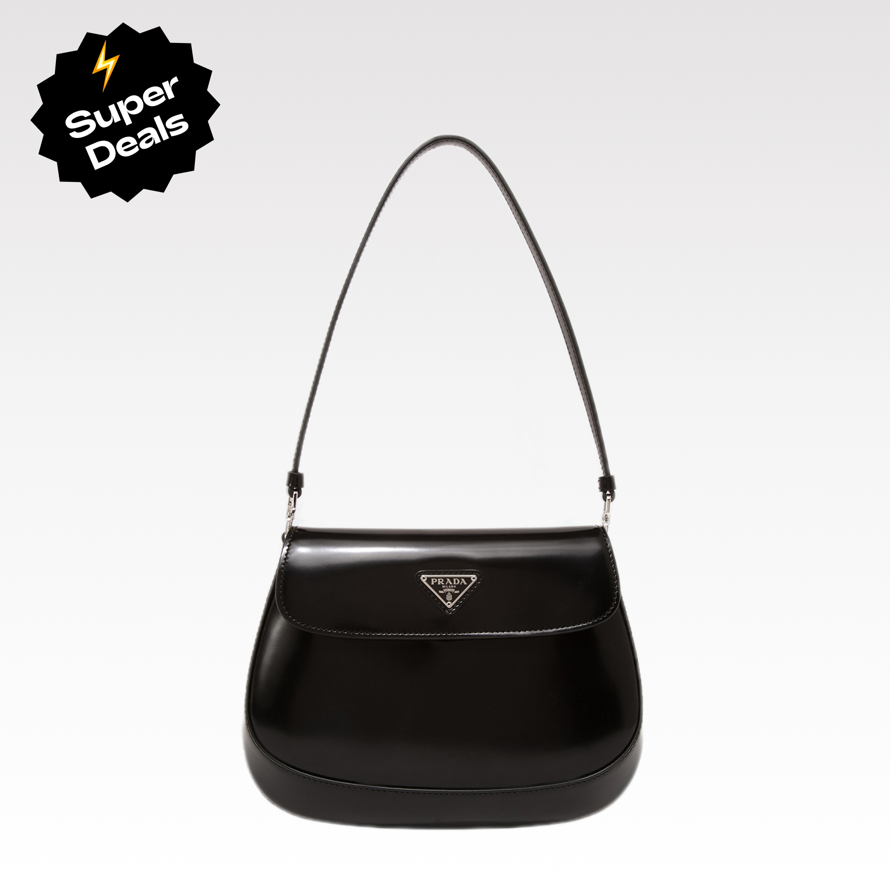 Saffiano texture Cleo shoulder bag - Gorchic - $121.99