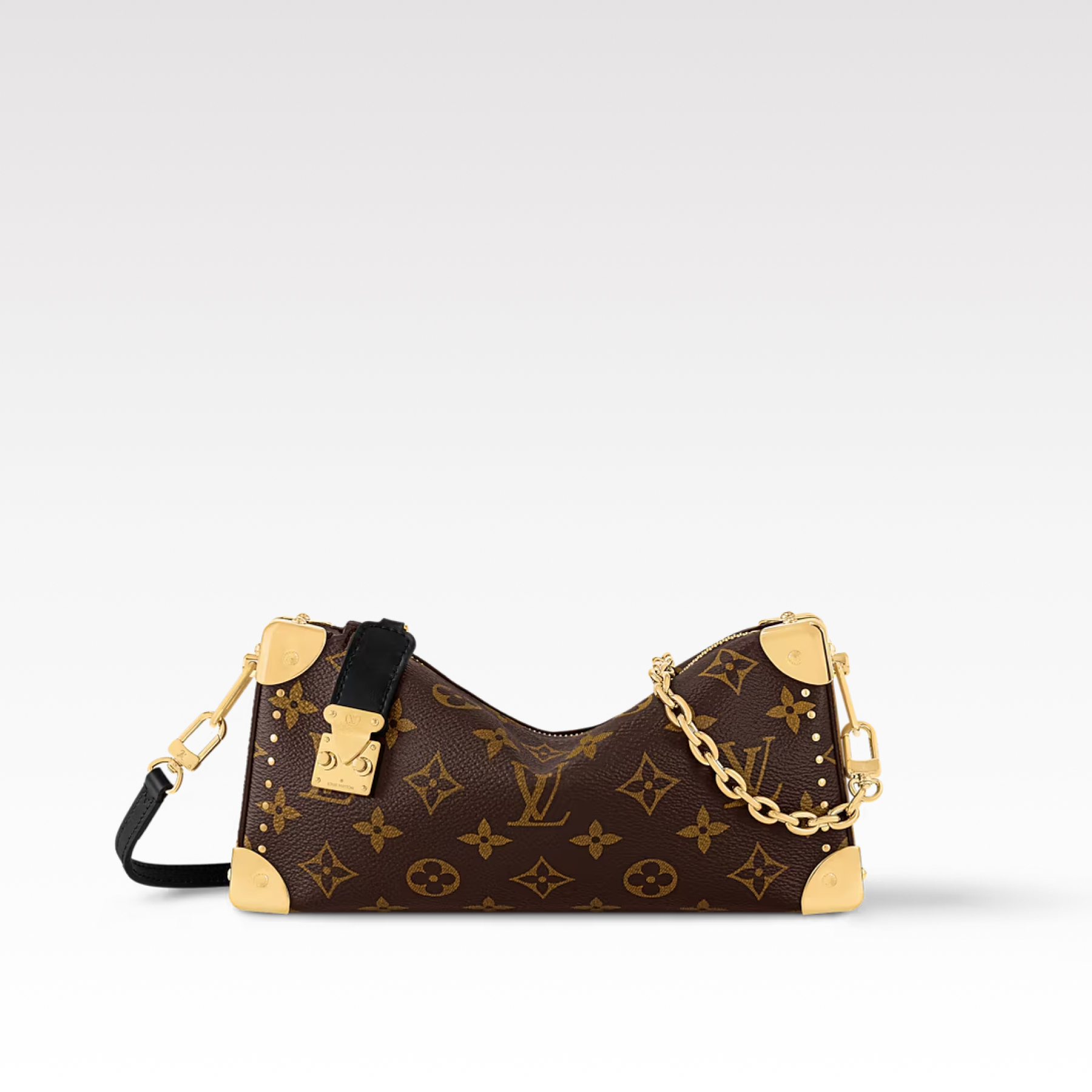 Designer Monogram Slim Trunk Monogram Canvas Bag - Gorchic - $122.99
