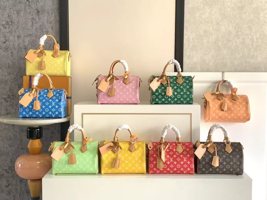 Designer Monogram  Speedy P9 Bandoulière  25 Candy Pink - Bag - Gorchic - $132.99