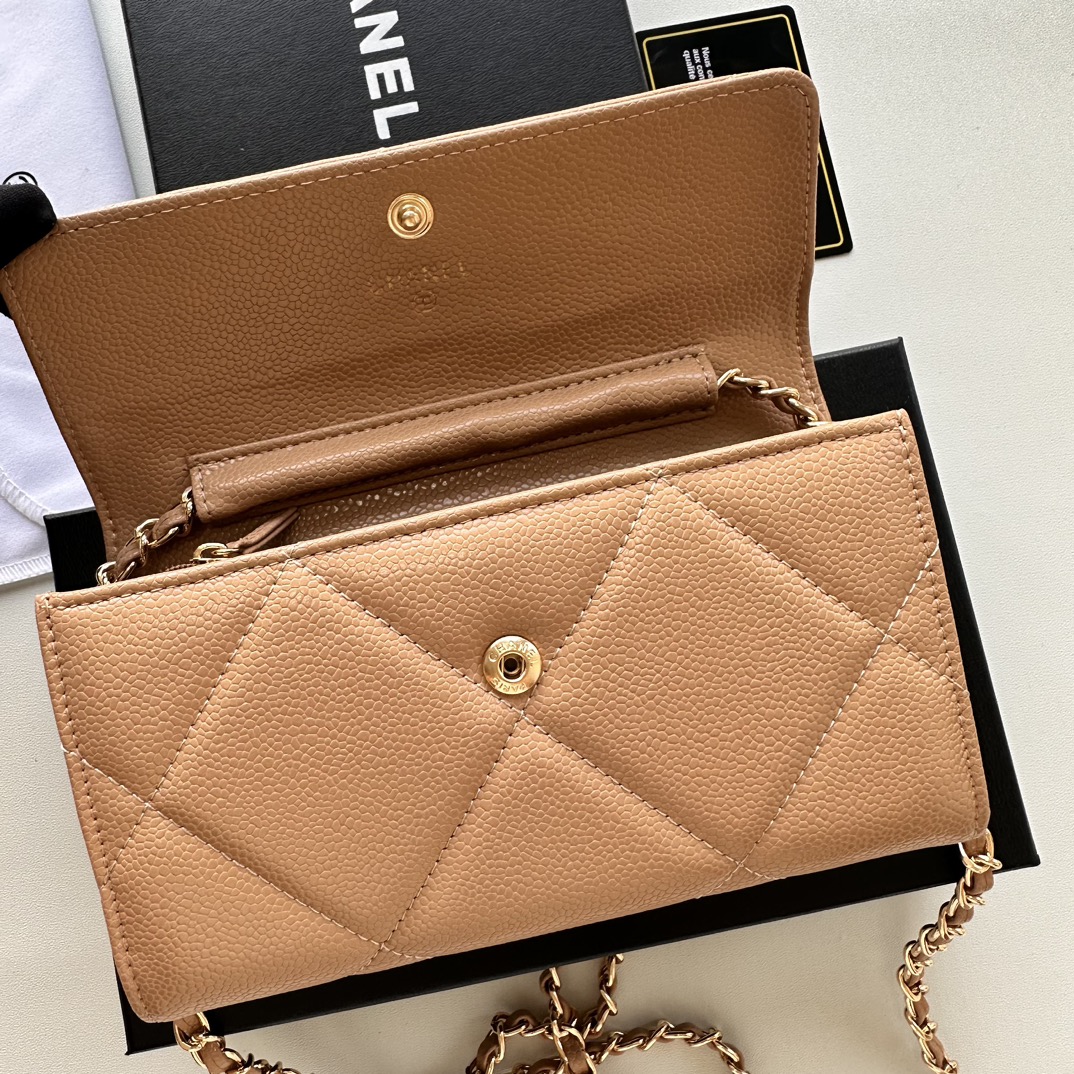 CC Inspired Chain Shoulder Crossbody Small Bag - Apricot Bag - Gorchic - $109.99