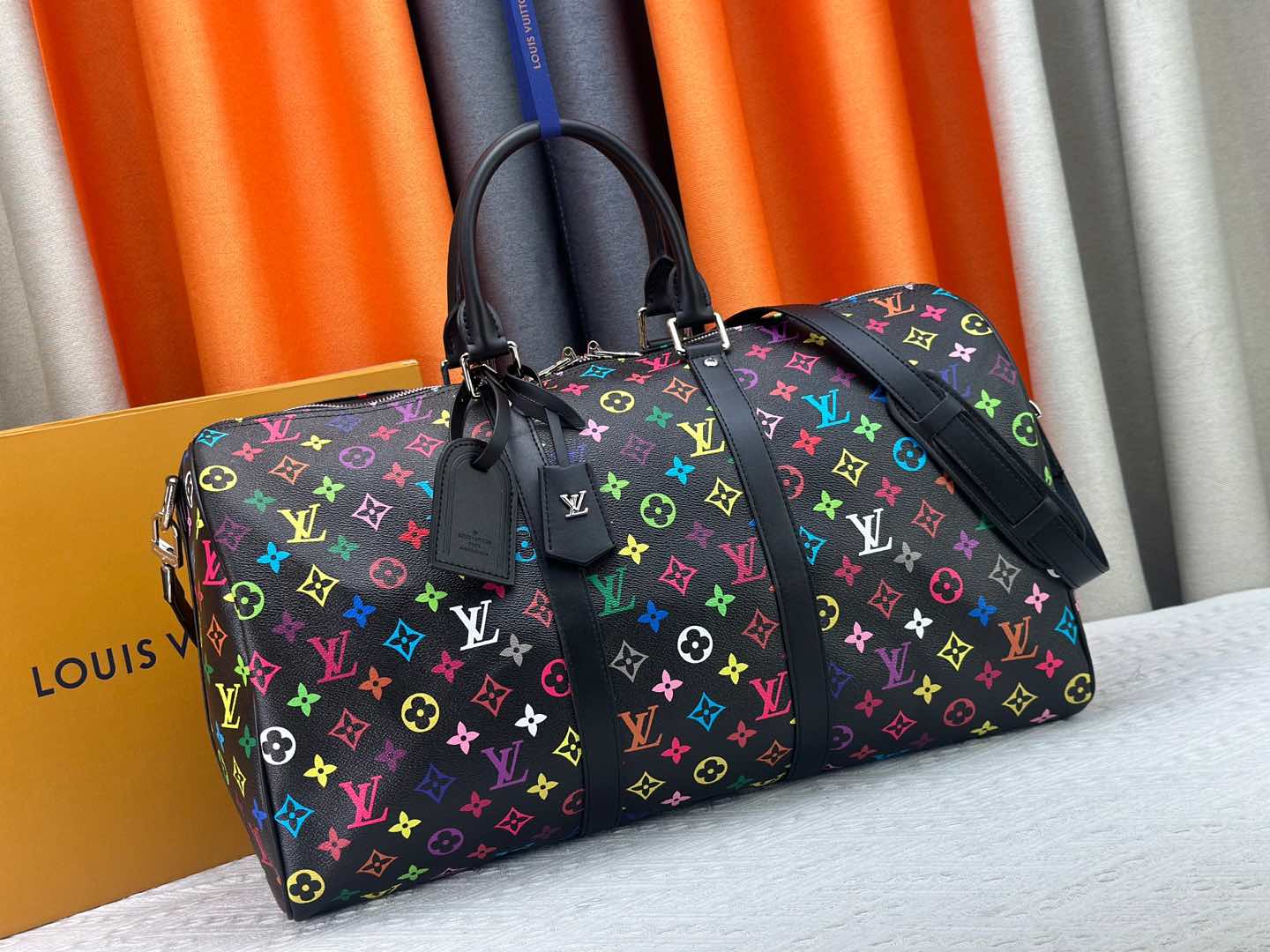 Designer Monogram x Murakami  x TM Keepall Bandoulière 50 Bag - Gorchic - $160.99