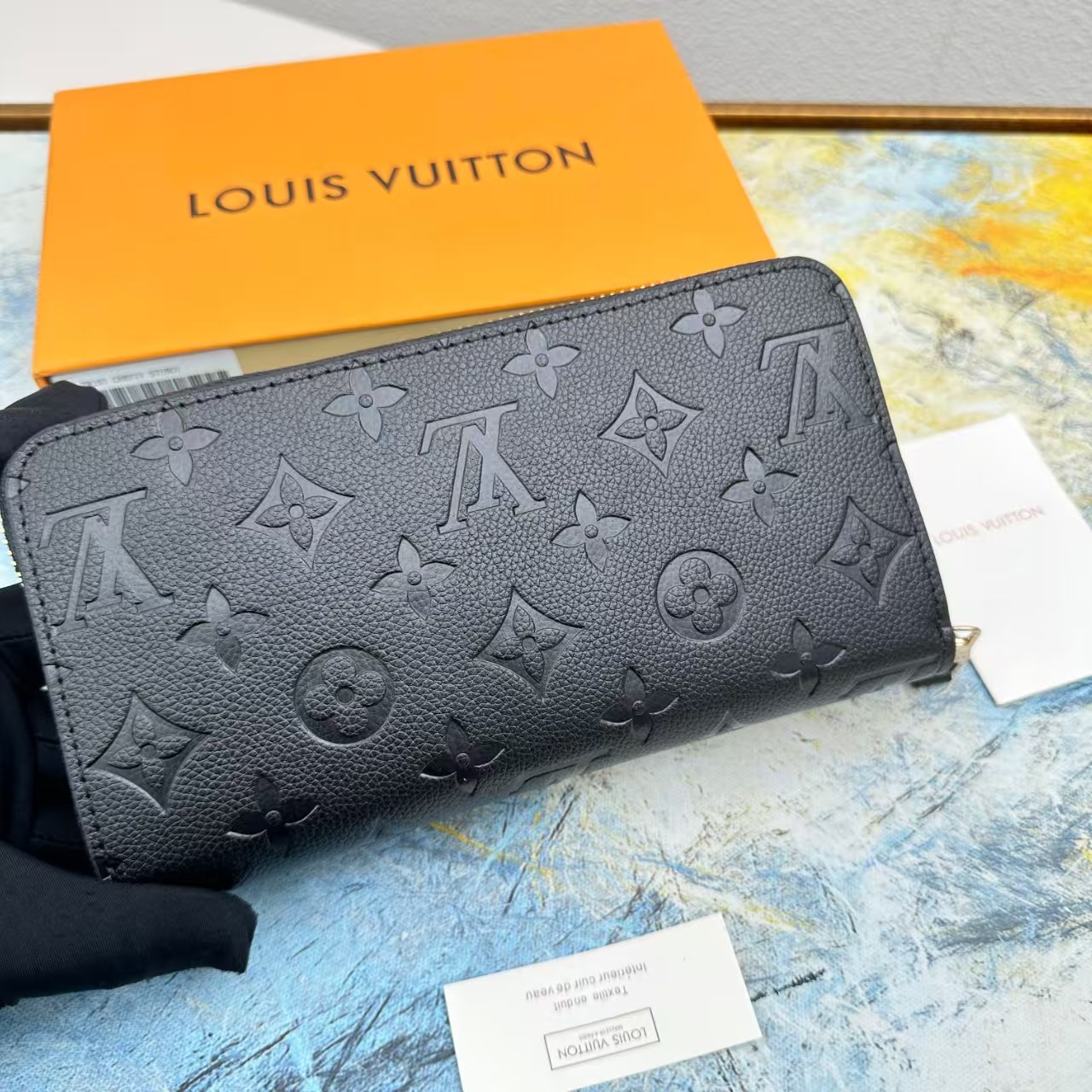 Designer Monogram  Zippy Wallet - Gorchic - $83.99