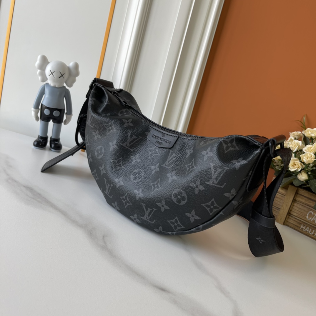 Designer Monogram Hamac Black Flower Trumpet Handbag - Gorchic - $135.99