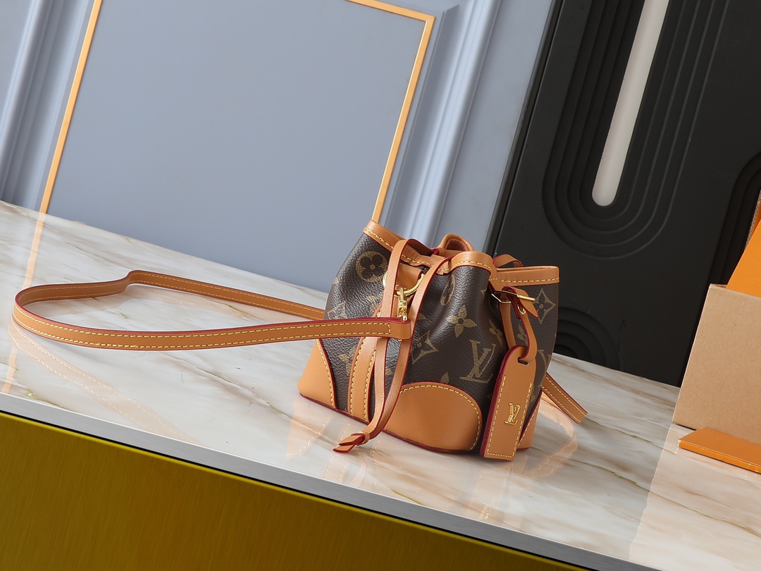 Designer Monogram Mini Bucket Bag - Gorchic - $114.99