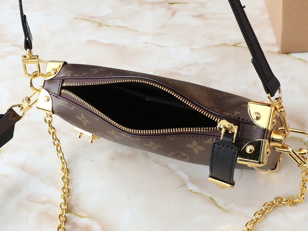 Designer Monogram Slim Trunk Monogram Canvas Bag - Gorchic - $122.99