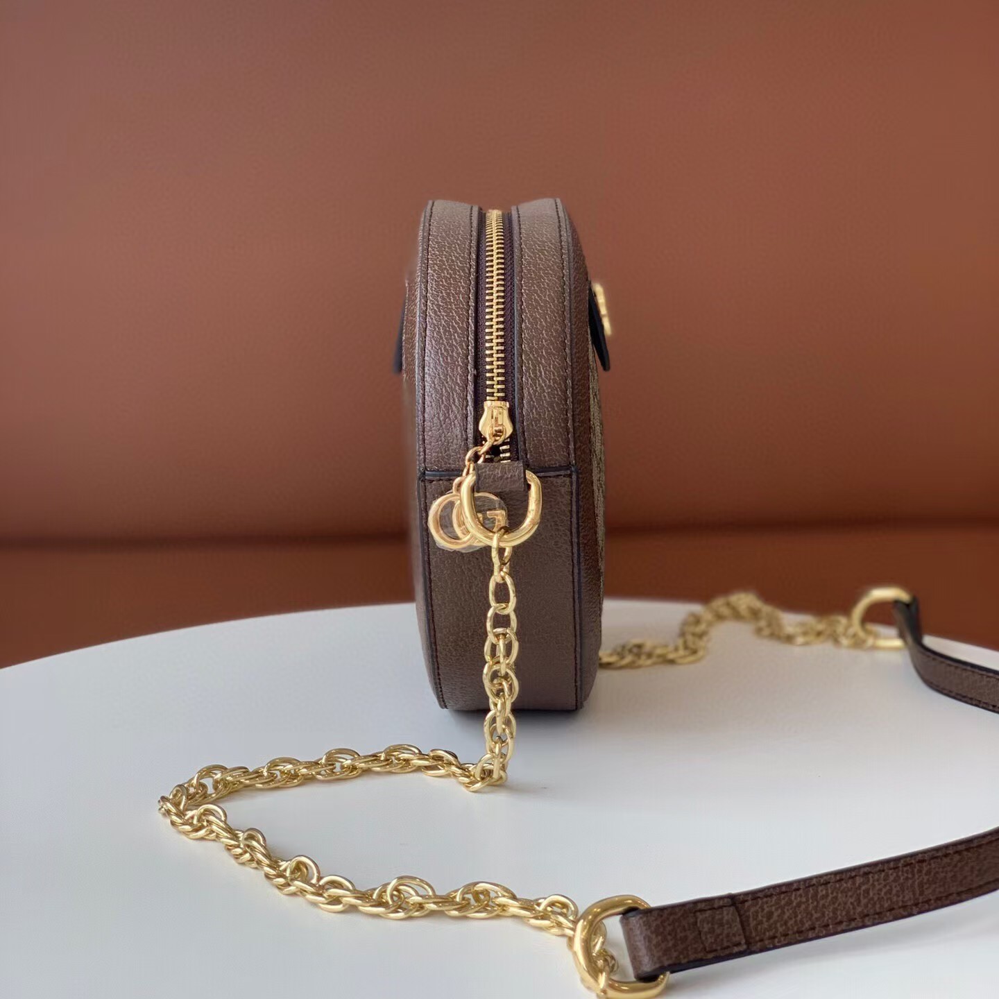 Double-G GG Ophidia Mini Round Shoulder Bag - Gorchic - $124.99