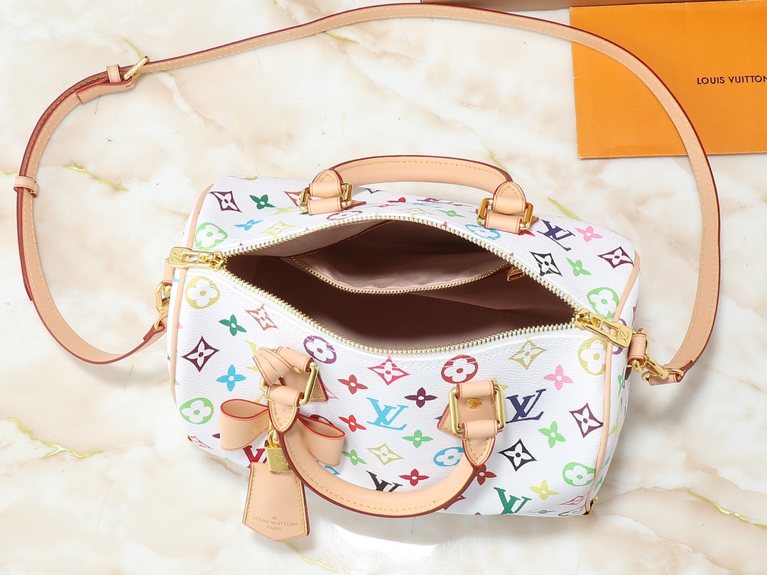 Designer Monogram x Murakami  x TM Speedy Bandoulière 25 -Bag - Gorchic - $129.99