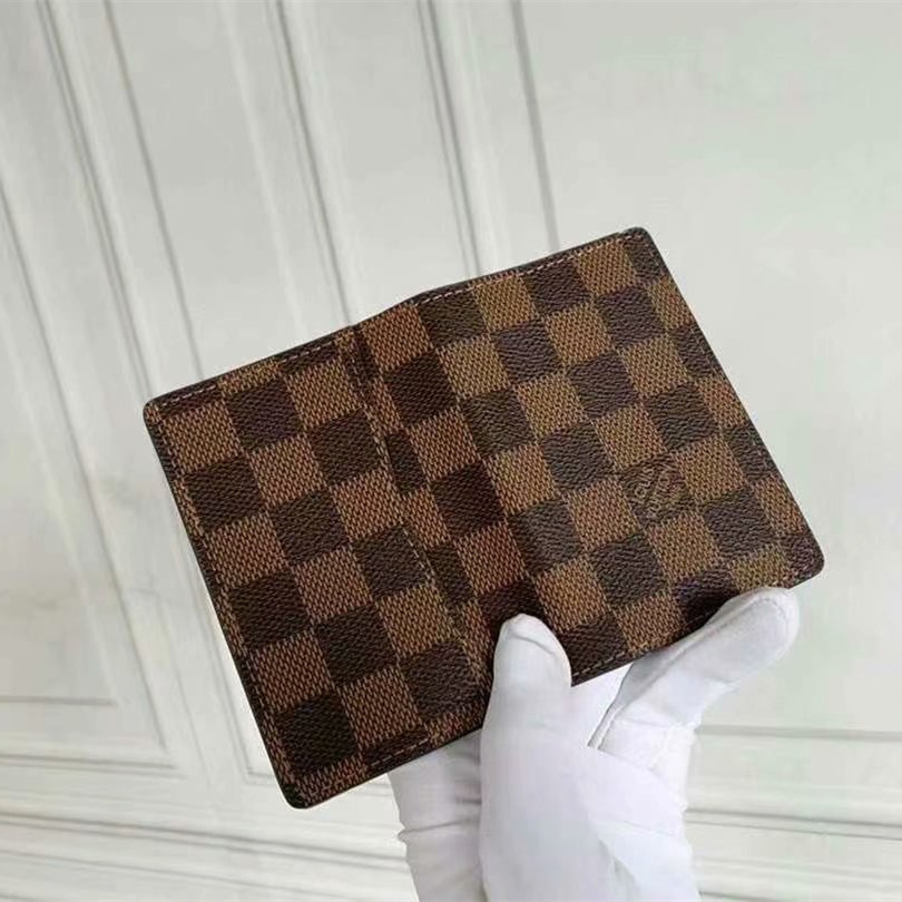 Designer Monogram Pocket Organizer Damier Graphite Canvas Wallet - Gorchic - $110.99