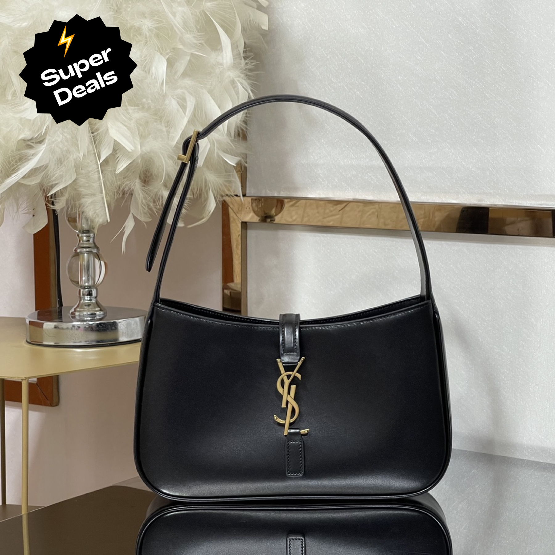 Lady Designer Fashion Croc-Embossed Le 5 à 7 Hobo Bag - Gorchic - $110.99