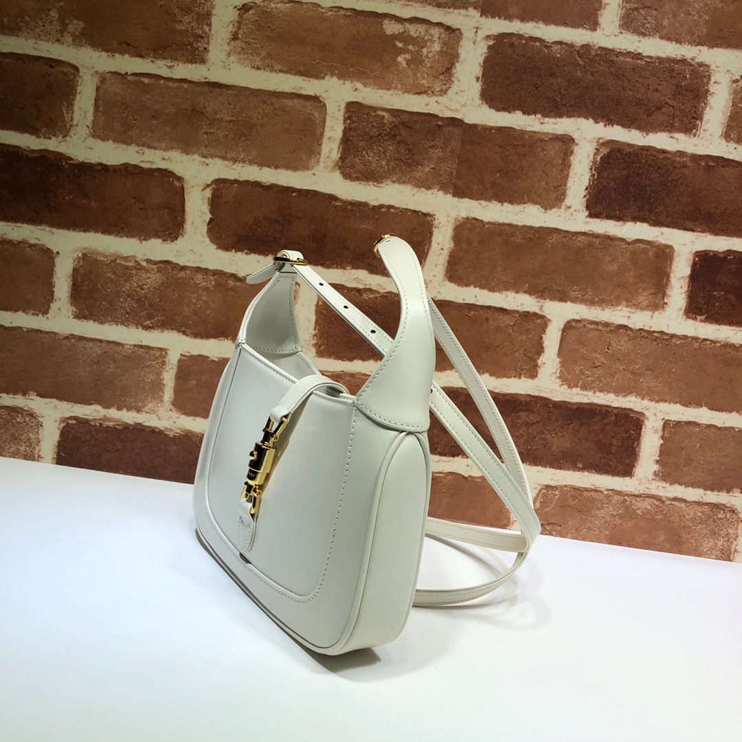 Double-G Jackie 1961 mini shoulder bag-White - Bag - Gorchic - $121.99