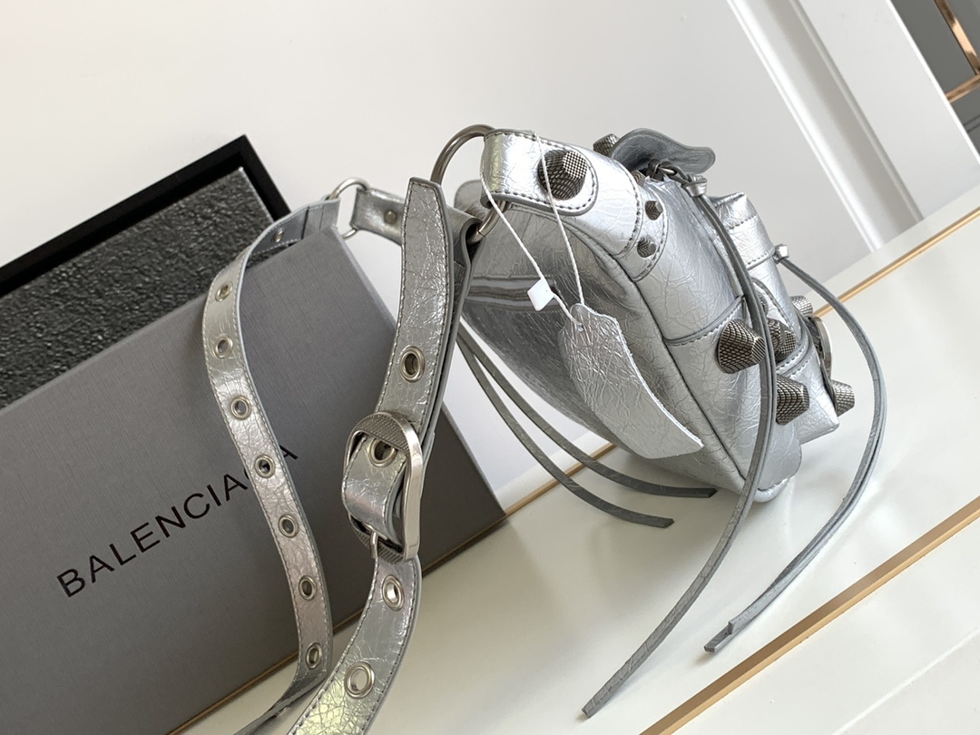 Hourglass iconic Crossbody Belt Sliver Bag - Gorchic - $178.99