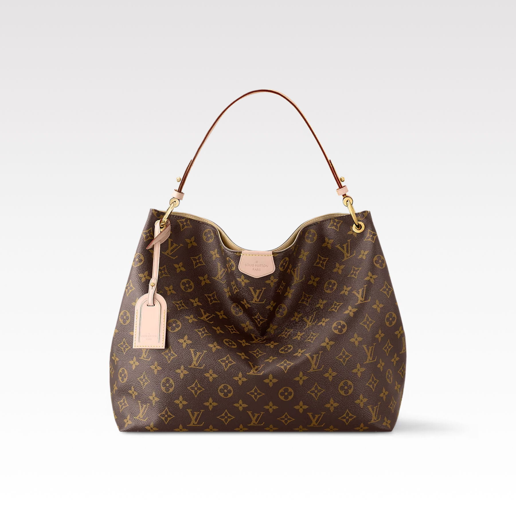 Designer Monogram Graceful MM Monogram Canvas Shoulder Bag - Gorchic - $120.99