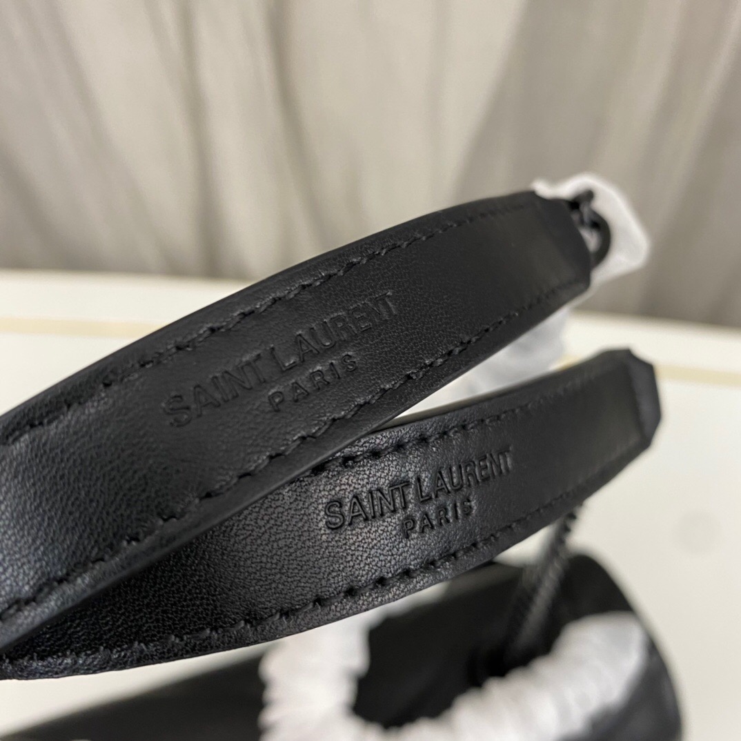 Lady Designer Loulou Small Quilted Leather Shoulder Bag Black - Bag - Gorchic - $121.99