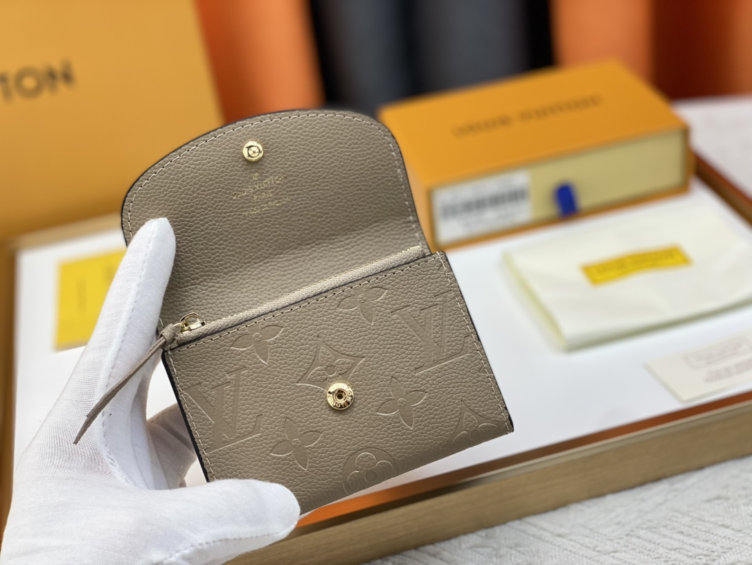 Designer Monogram Wallet Rosalie Coin Purse - Bag - Gorchic - $61.99