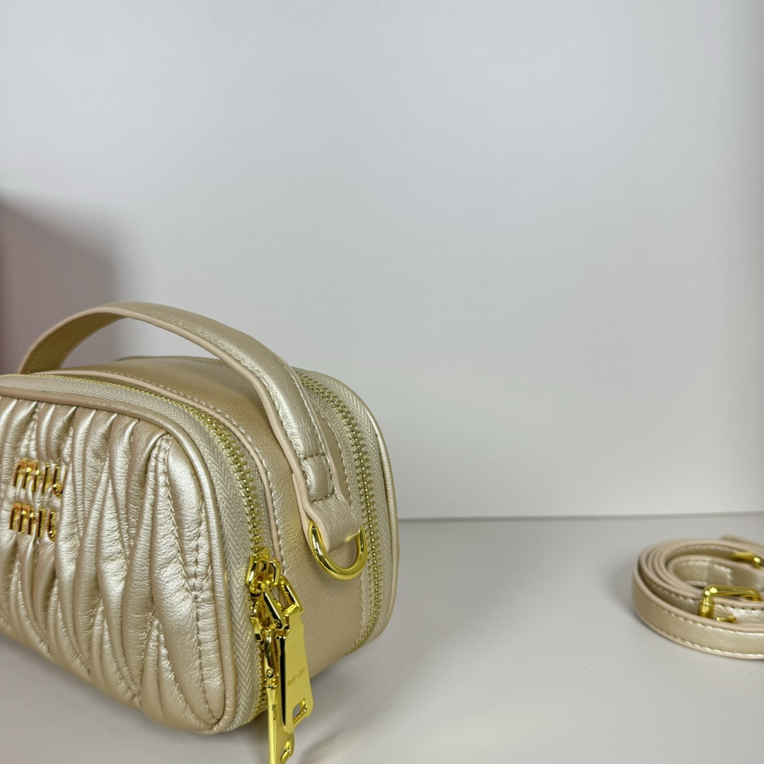 MU Logo Patch Zipped Clutch Bag - Gorchic - $100.99