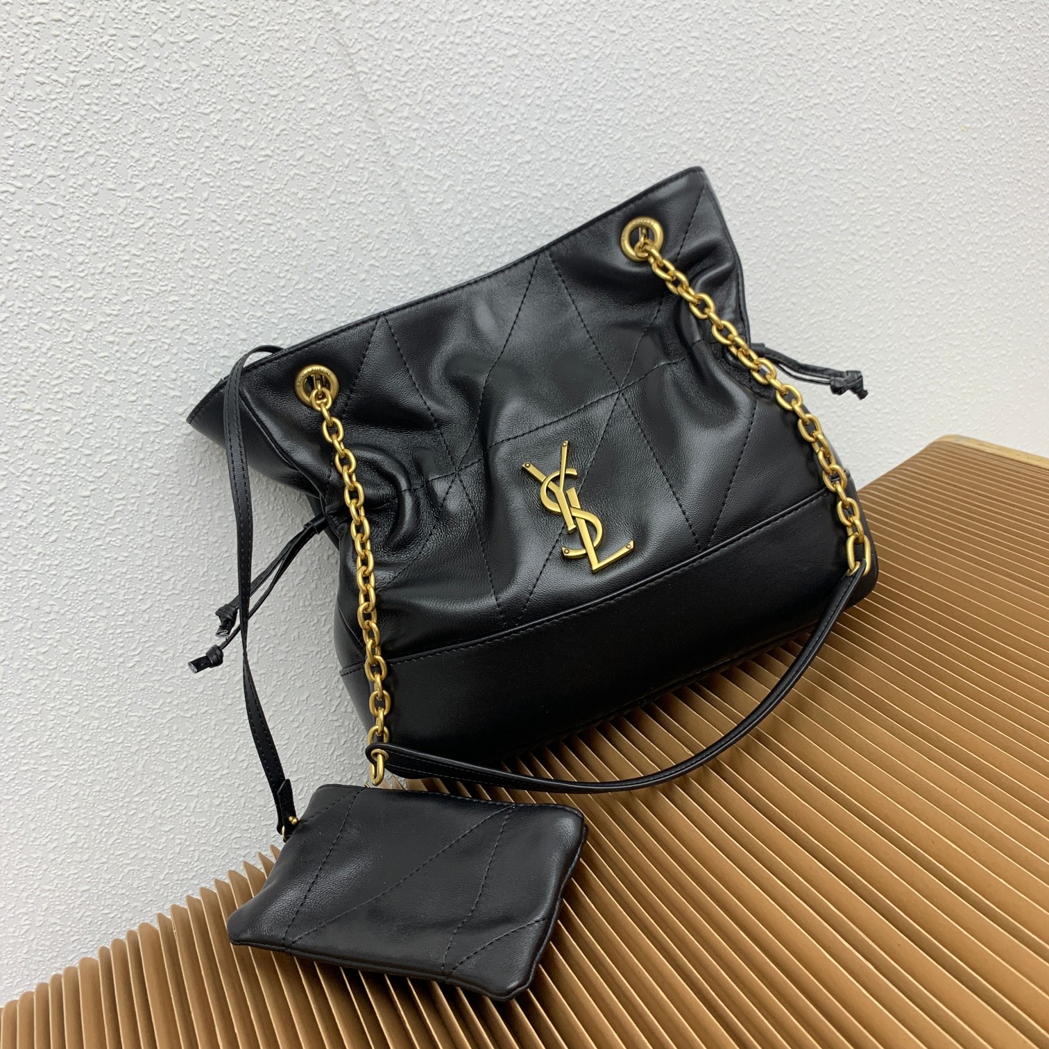 Lady Designer Jaime 4.3 Small Pochon Calfskin chain bag - Gorchic - $146.99