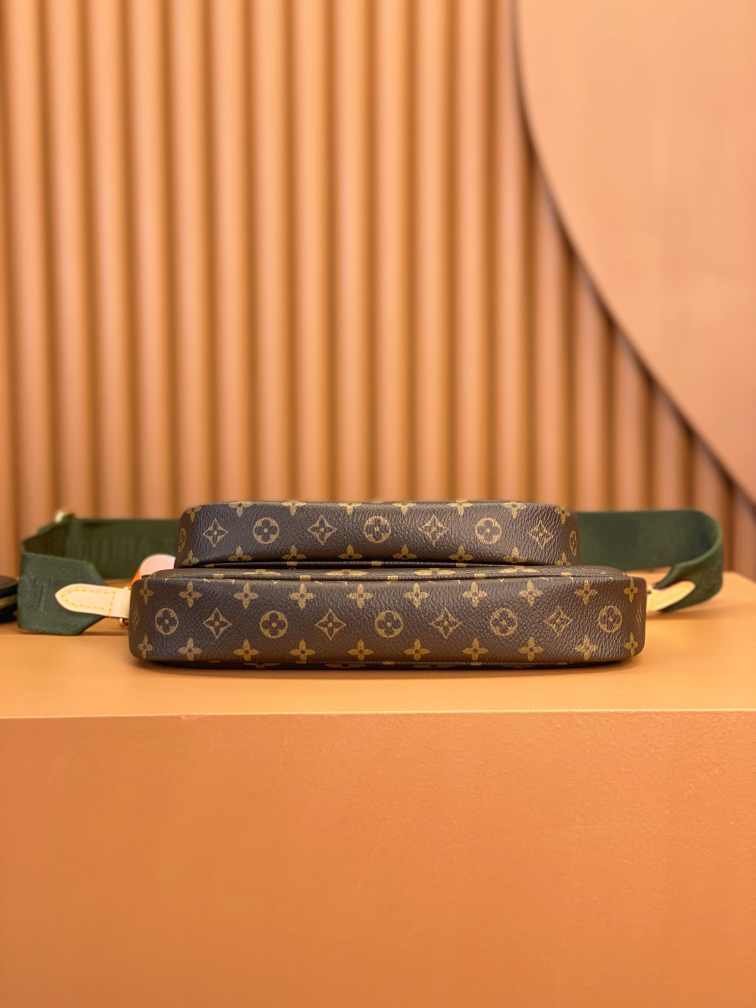 [TOP] Designer Bag Multi Pochette Accessoires Khaki Strap Bag - Gorchic - $187.99