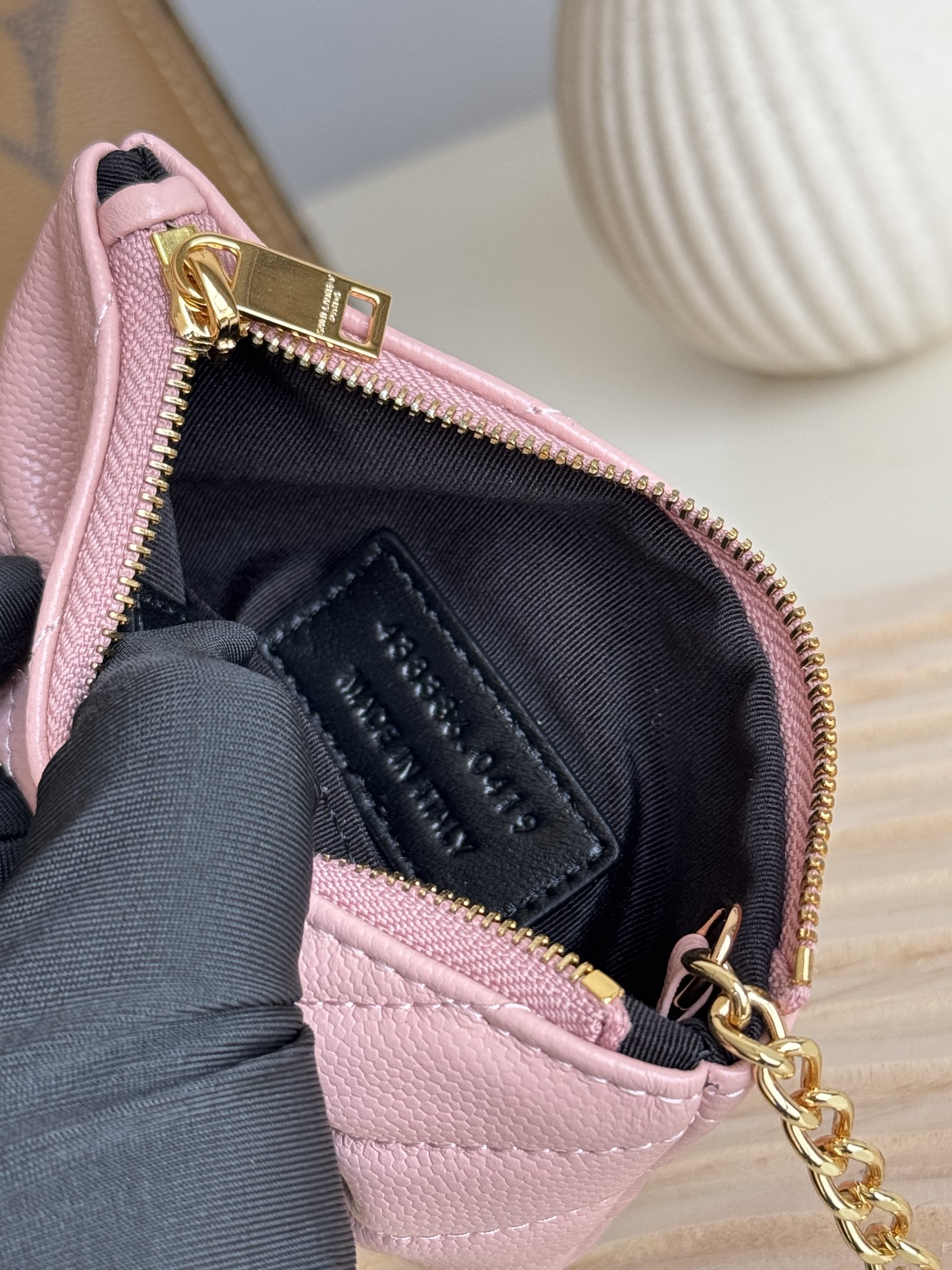 Lady Designer Ball-Patterned Cowhide Wallet -Pink Wallet - Gorchic - $55.99