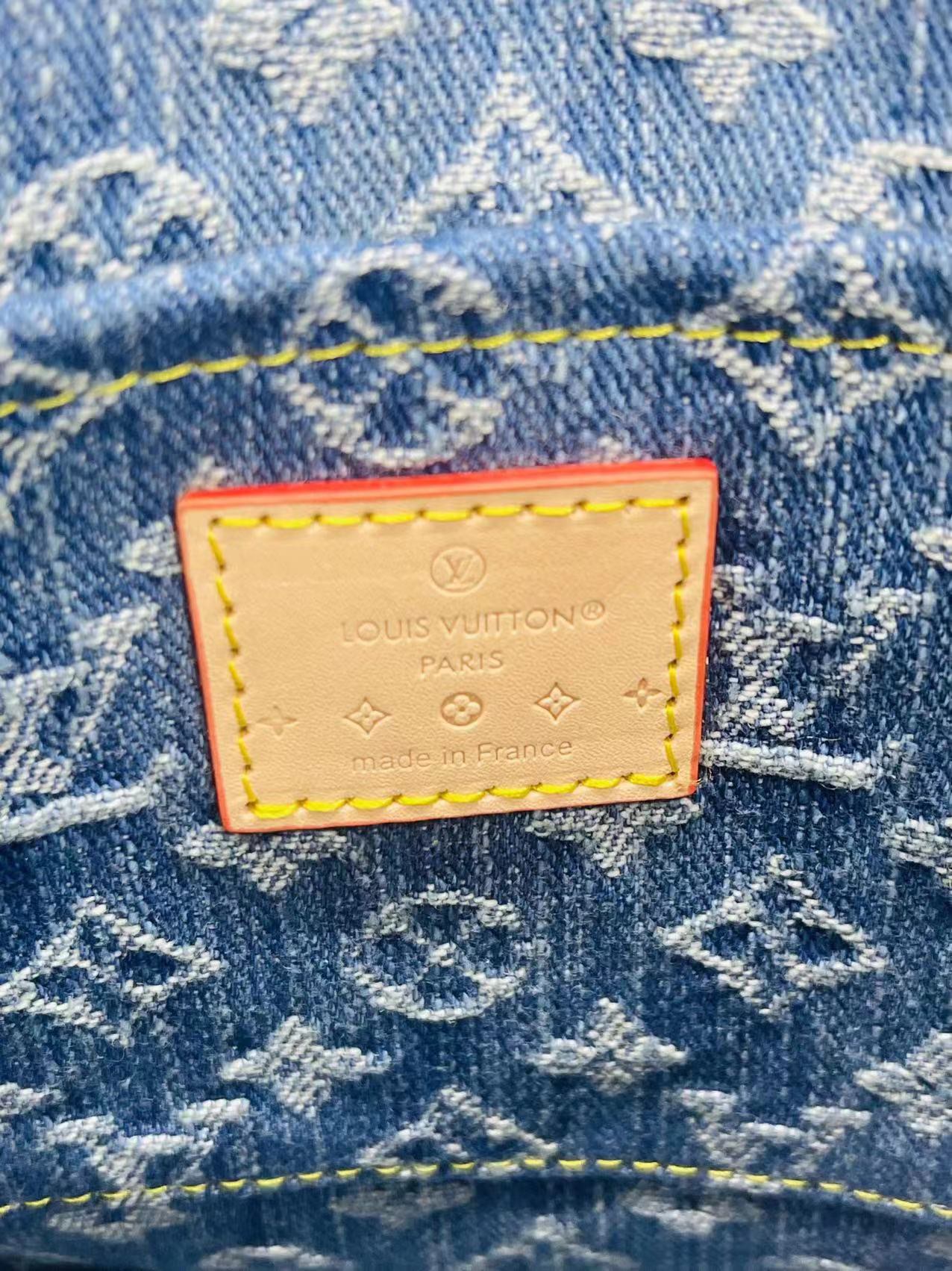 Designer Monogram New  Remix Sunset Denim bag - Gorchic - $131.99