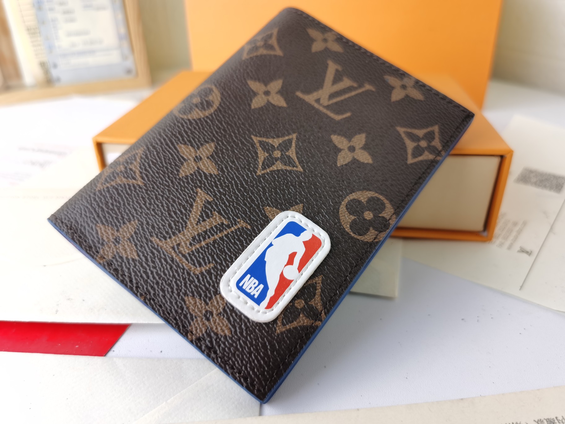Designer Monogram Bag  x NBA Virgil Abloh Pocket Organizer Wallet - Gorchic - $60.99