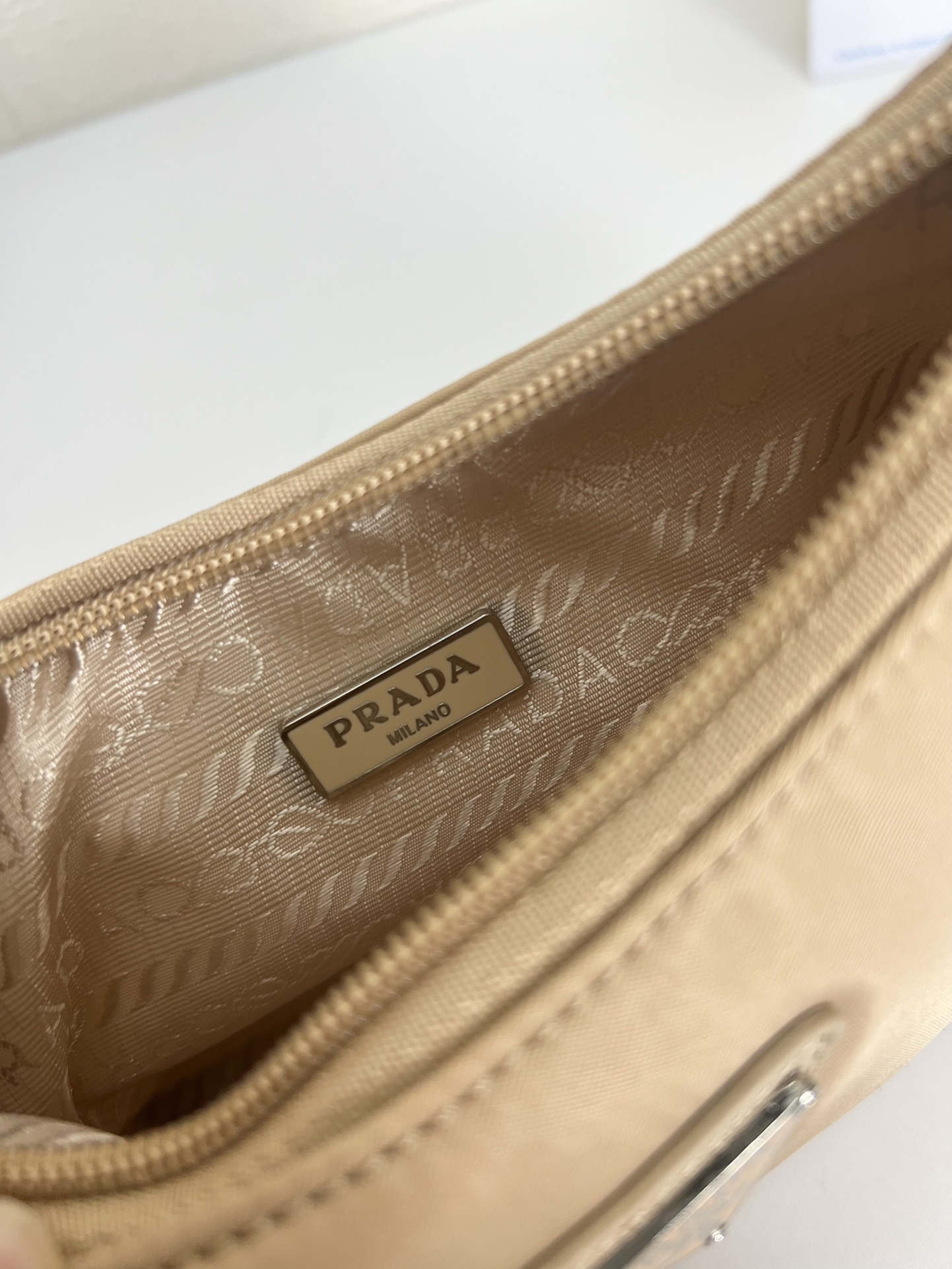 Saffiano texture Hobo Medieval Moon Bag - Khaki Bag - Gorchic - $93.99