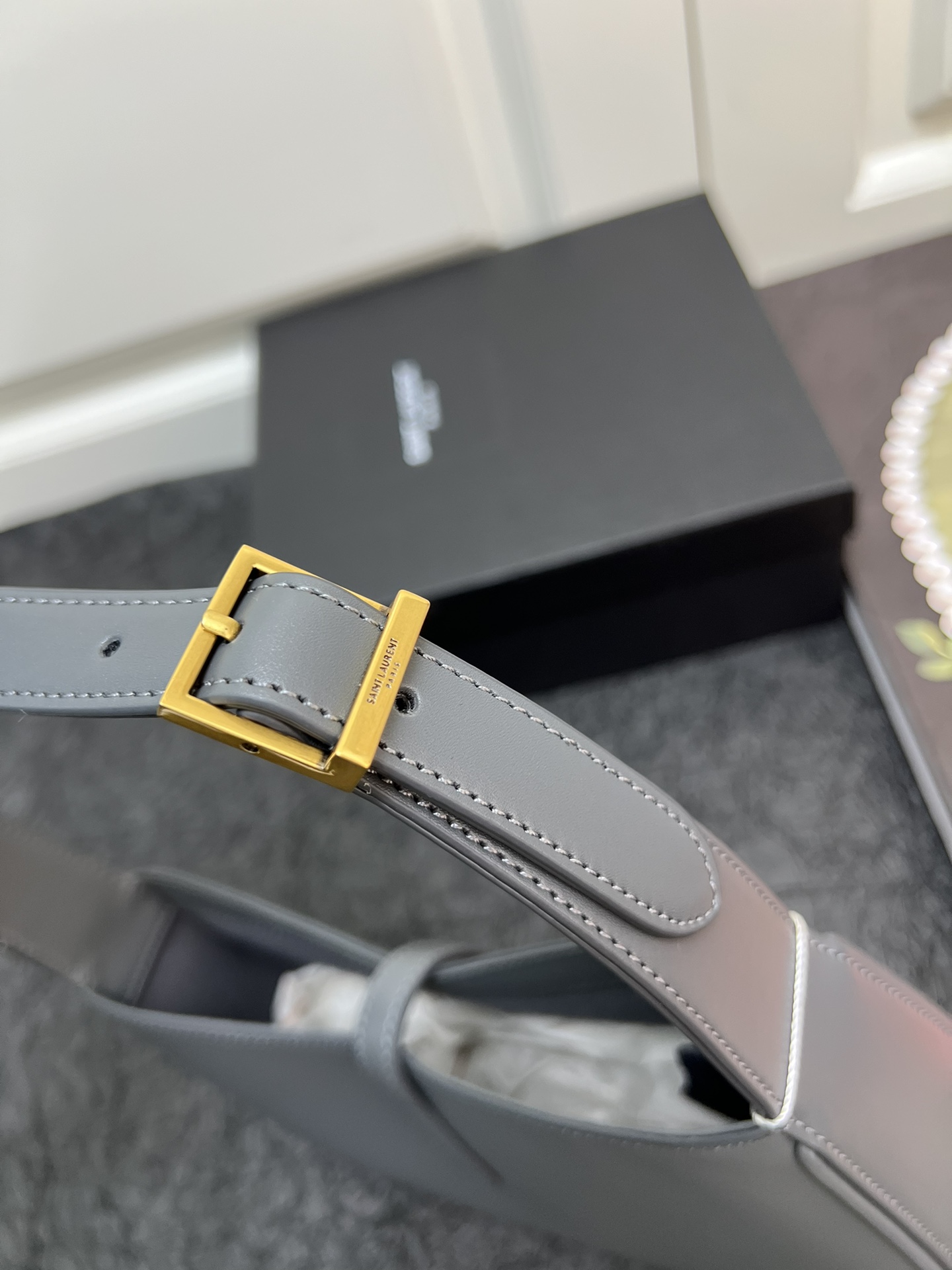 Lady Designer Fashion Le 5 à 7 hobo bag - Gray Plain Bag - Gorchic - $110.99