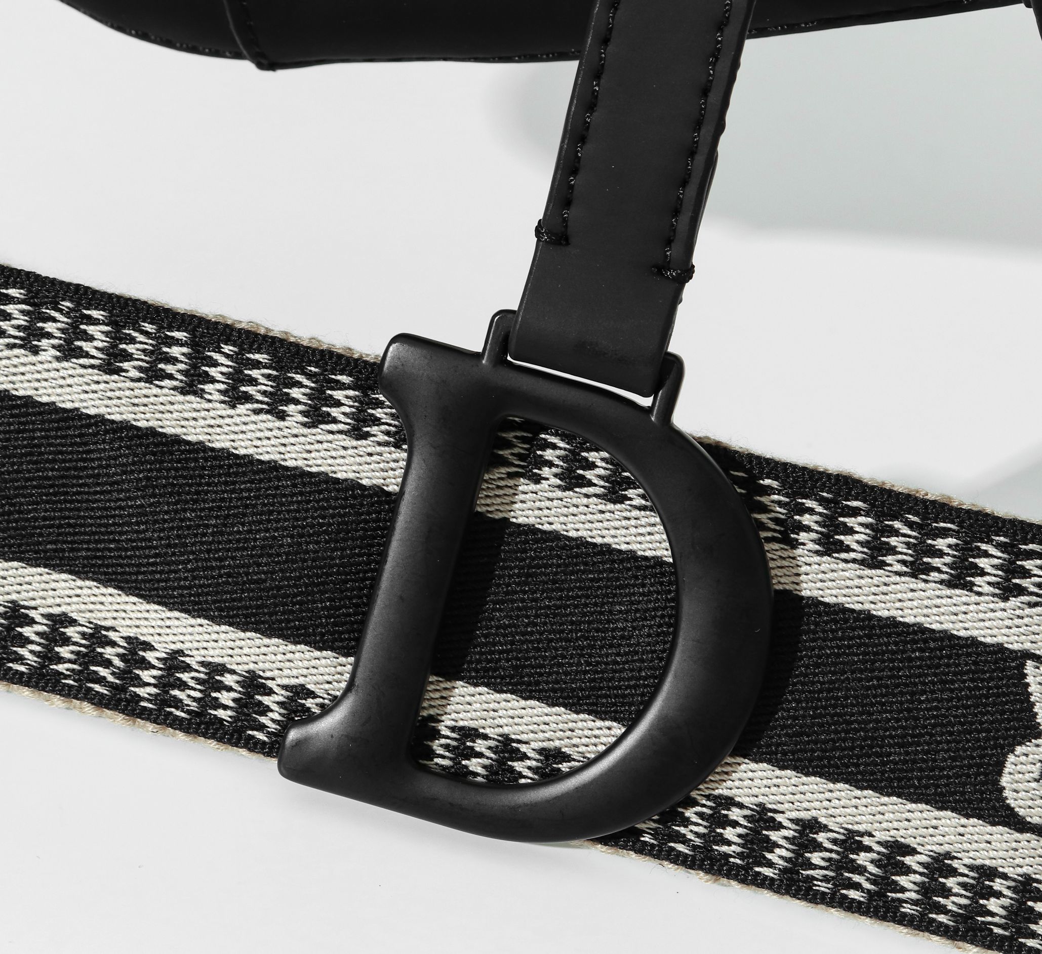 D Inspired Saddle Black Ultramatte Calfskin Bag - Gorchic - $138.99