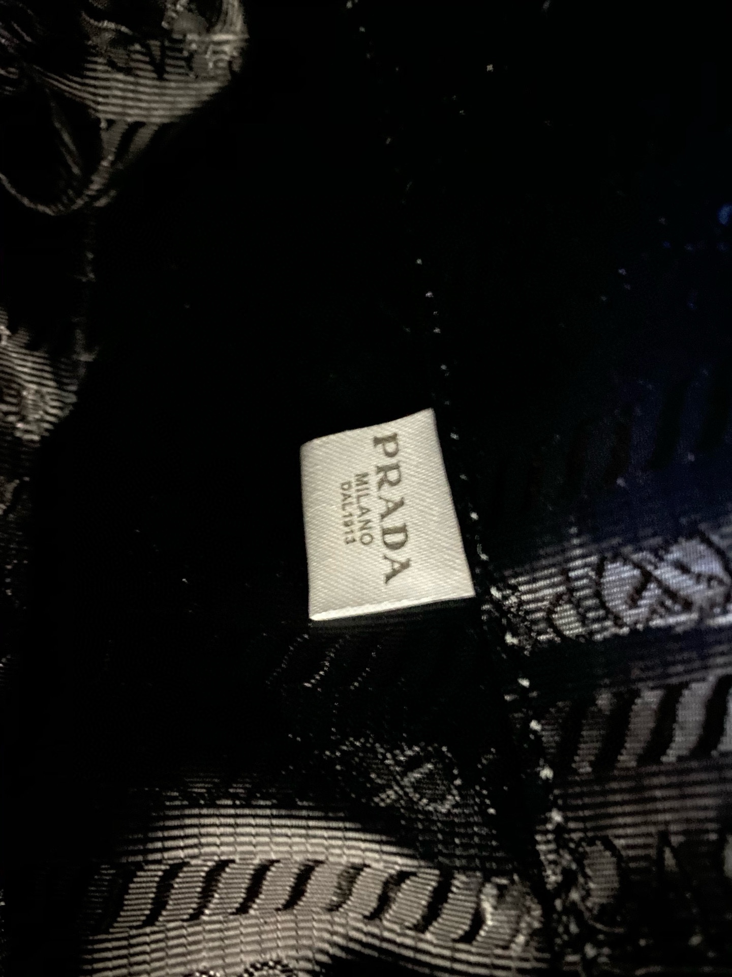 Saffiano texture Nylon Fabric Black Bag - Gorchic - $123.99