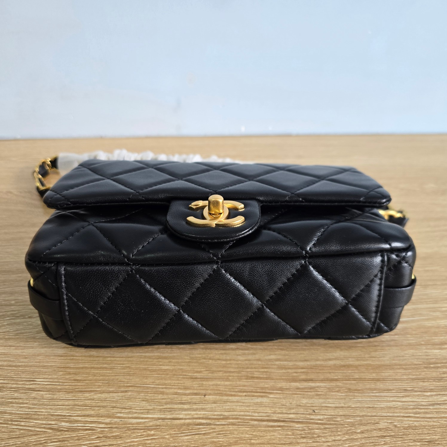 CC Inspired New 24K Large Underarm Bag - Black Bag - Gorchic - $141.99