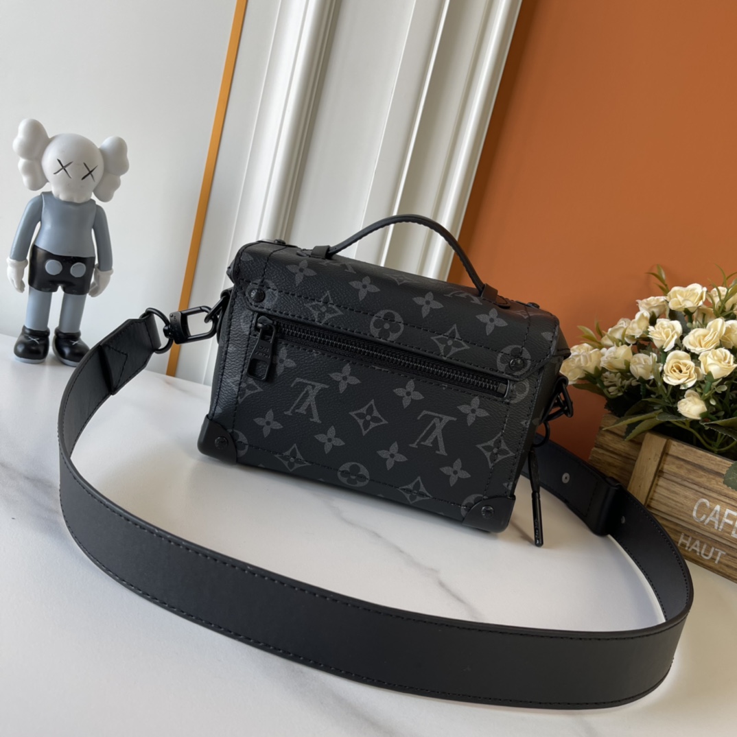 Designer Monogram Soul Trunk Handbag - Black Bag - Gorchic - $164.99