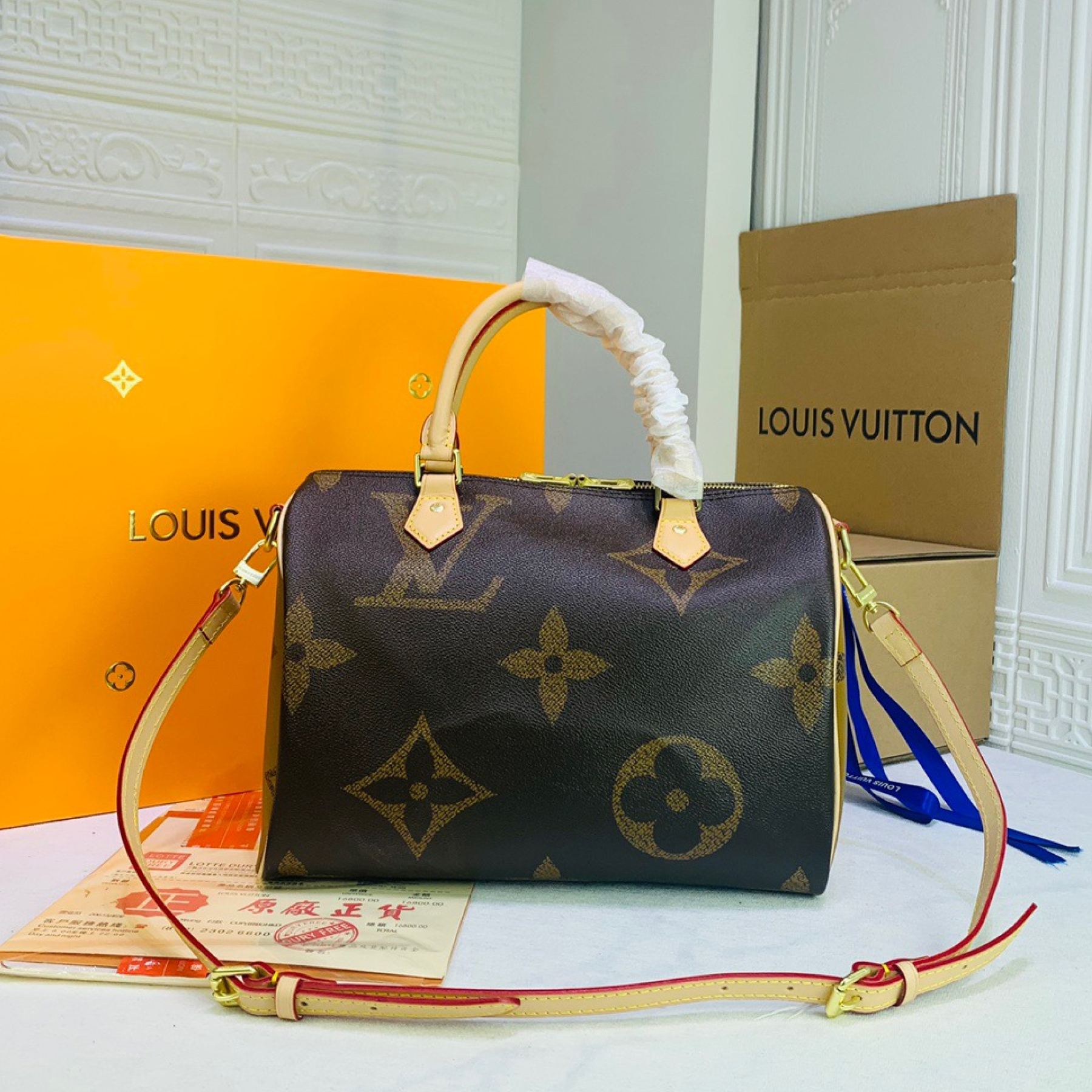 Designer Monogram Speedy 25/30 Bandoulière Monogram Women Handbag - Bag - Gorchic - $187.99