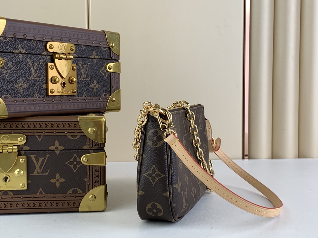 Designer Monogram Pochette Mahjong Set Crossbody Bag - Gorchic - $118.99