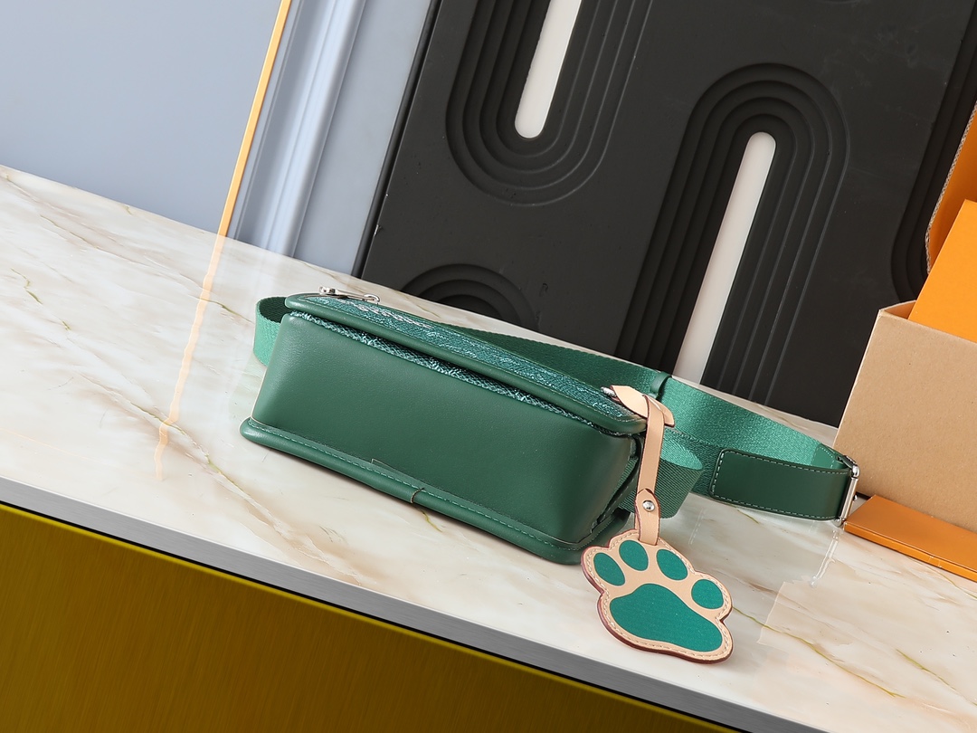 Designer Monogram Bosphore Green Mini Handbag - Gorchic - $123.99