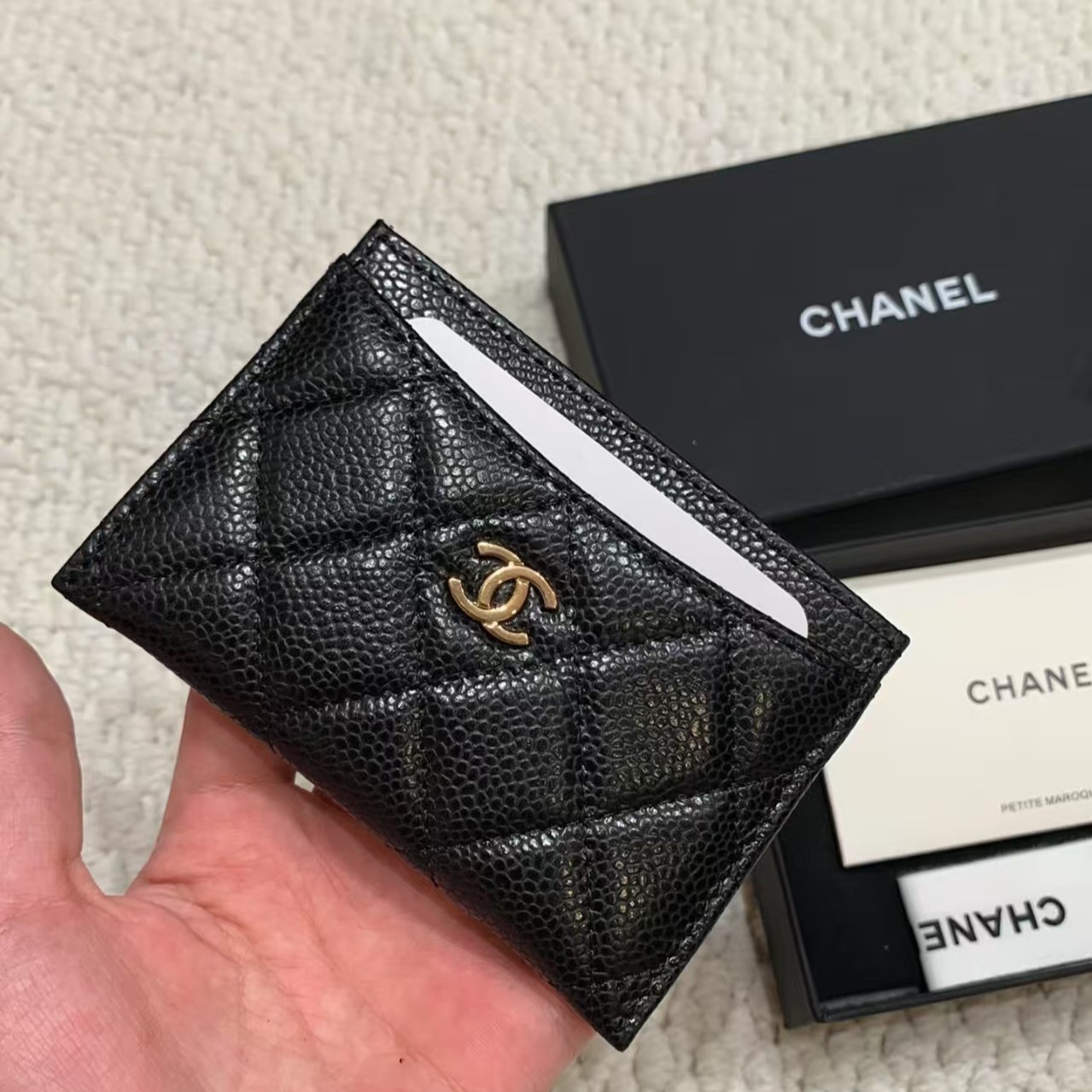 CC Inspired Classic Flat Card Holder Wallet - Gorchic - $70.99