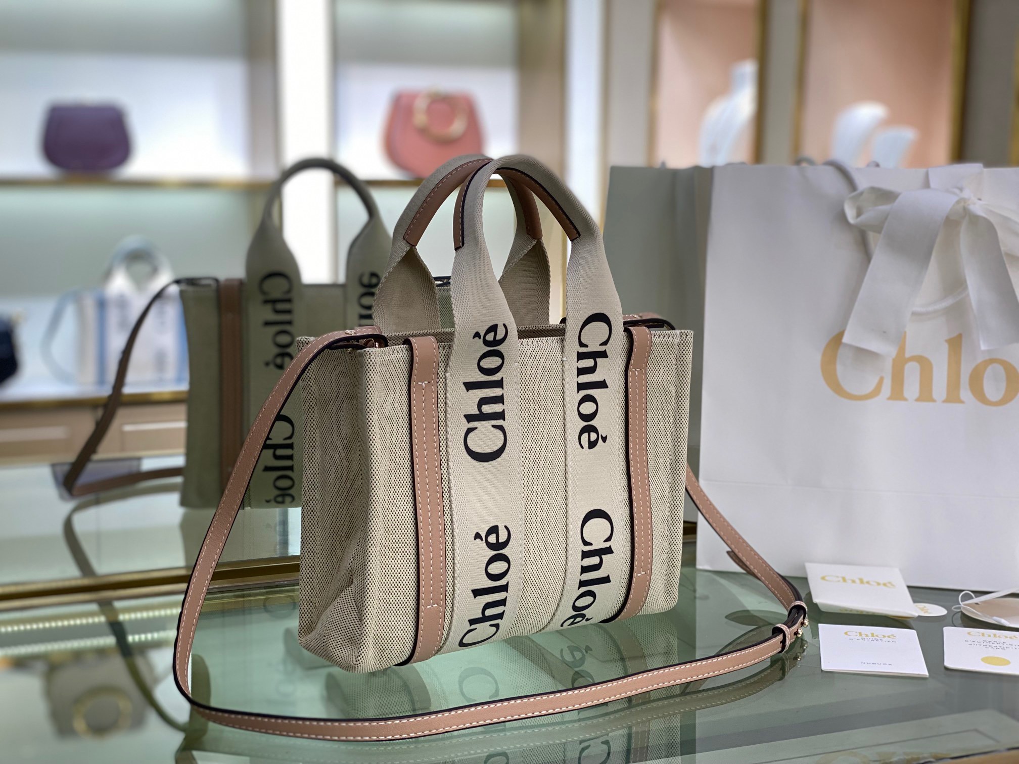 chleo Woody tote bag Small Size - Bag - Gorchic - $113.99