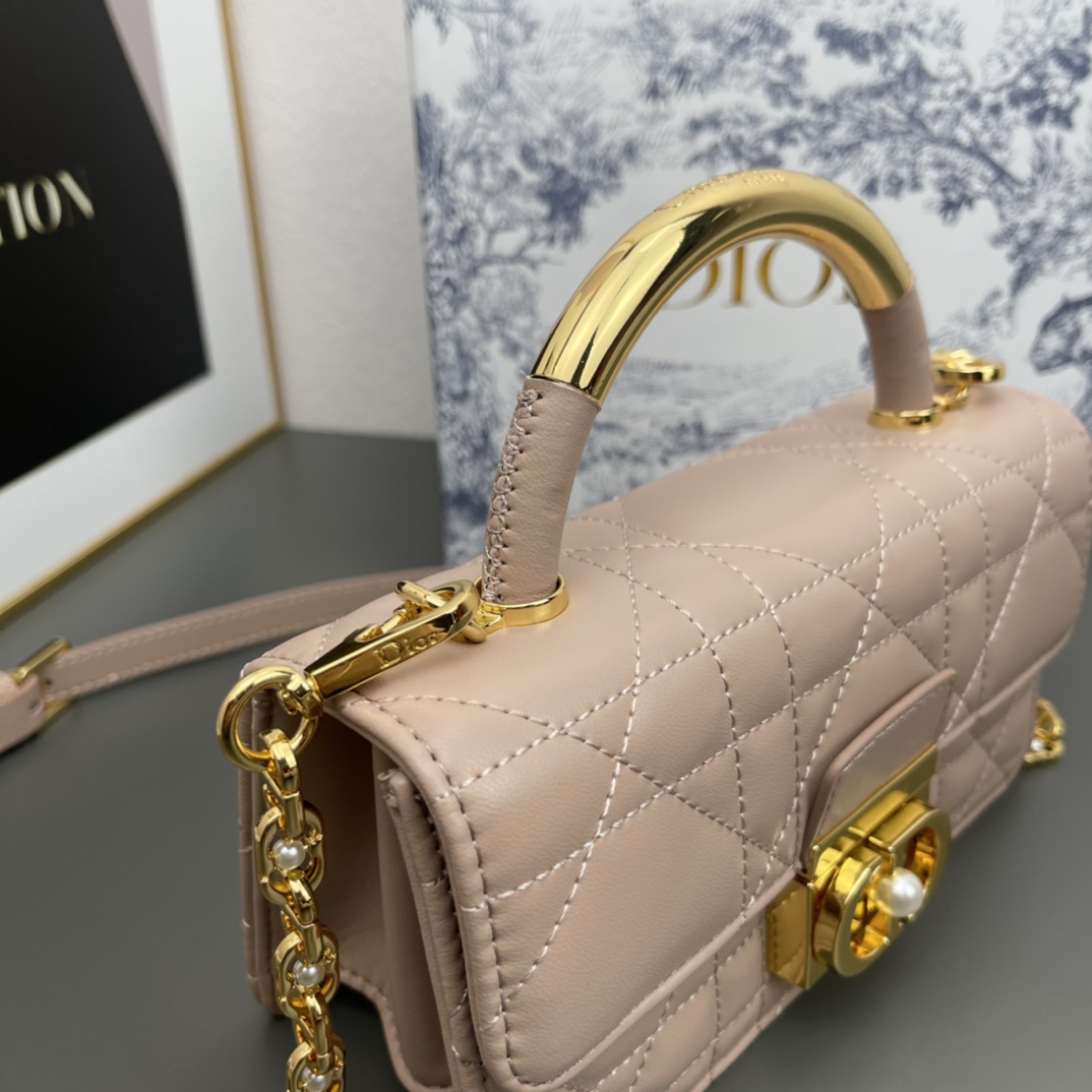 D Inspired ange mini black leather Pink  bag - Bag - Gorchic - $146.99