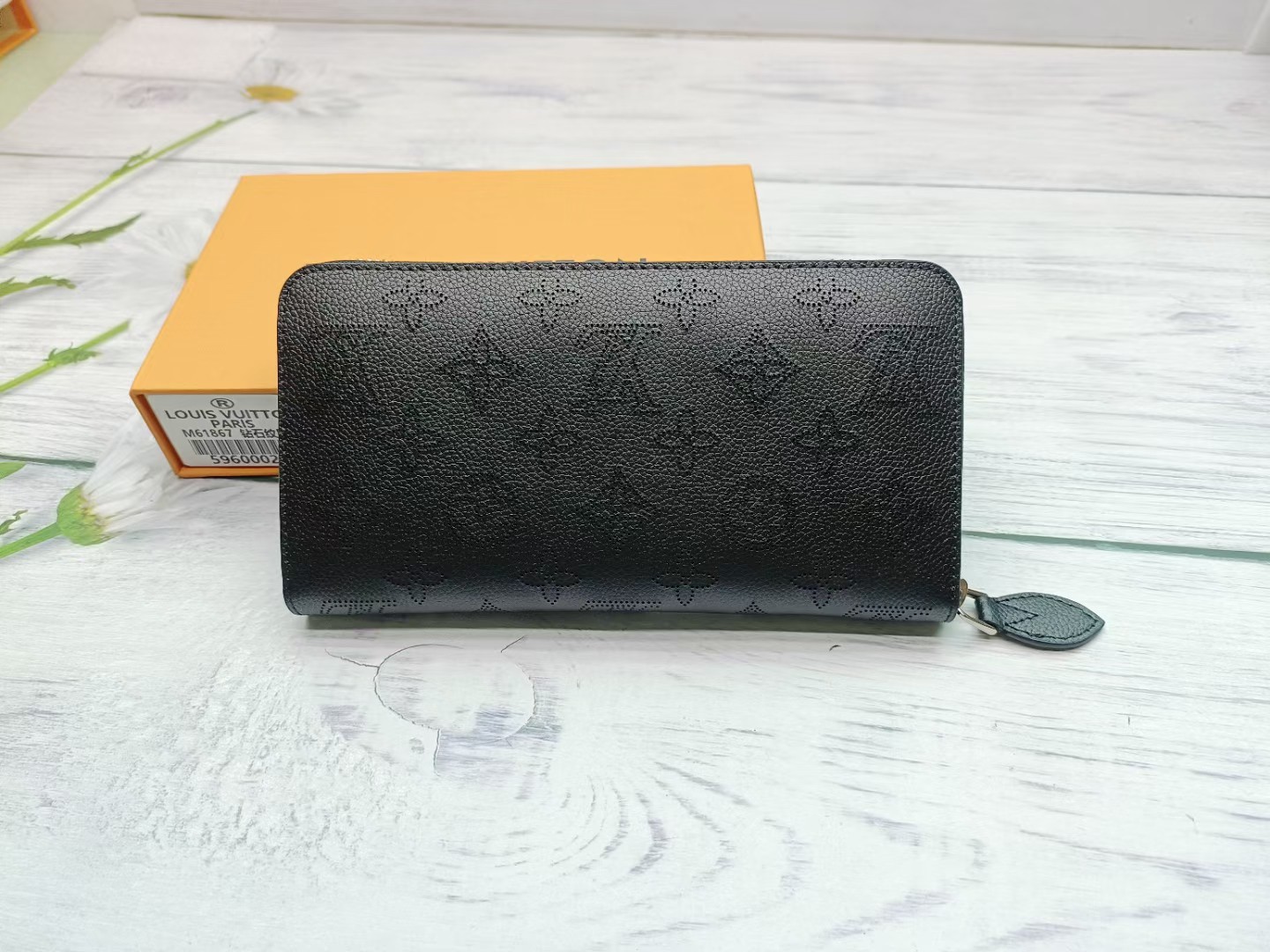 Designer Monogram Long Zippy Wallet - Gorchic - $58.99