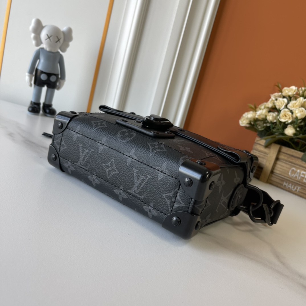 Designer Monogram Soul Trunk Handbag - Black Bag - Gorchic - $164.99