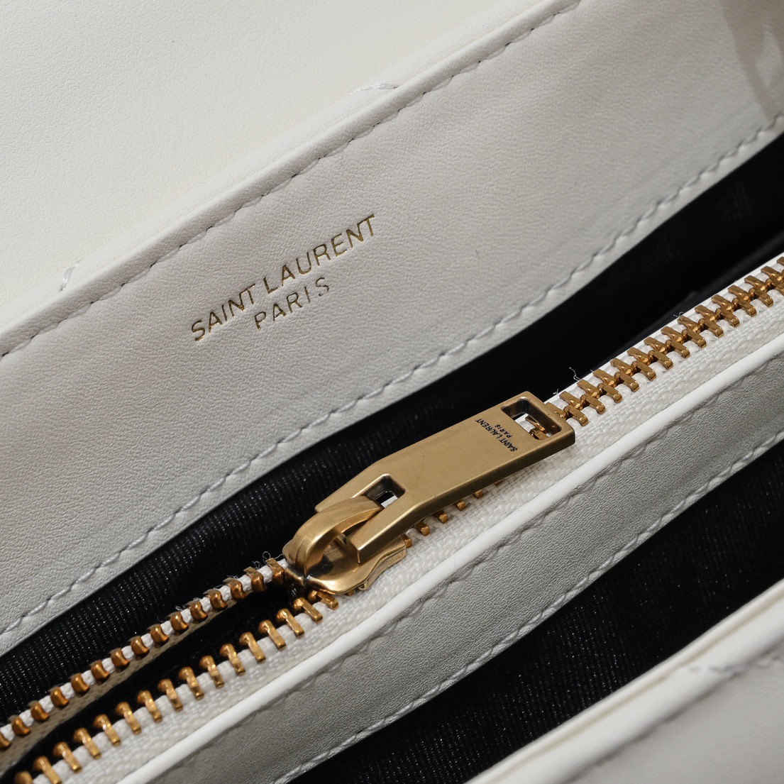 Lady Designer Loulou small quilted leather white golden hardware shoulder bag - Gorchic - $138.99