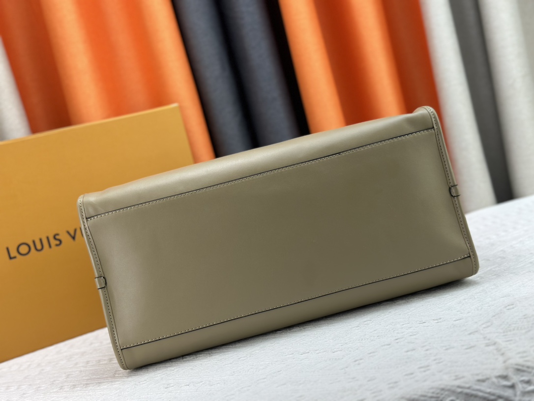 Designer Monogram City Steamer Large Handbag - Brown Bag - Gorchic - $164.99