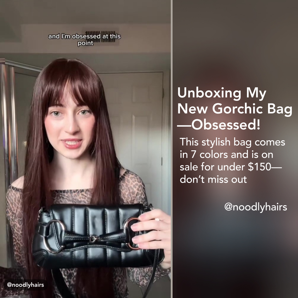 Double-G Horsebit Chain Small Shoulder Bag Black - Bag - Gorchic - $110.99