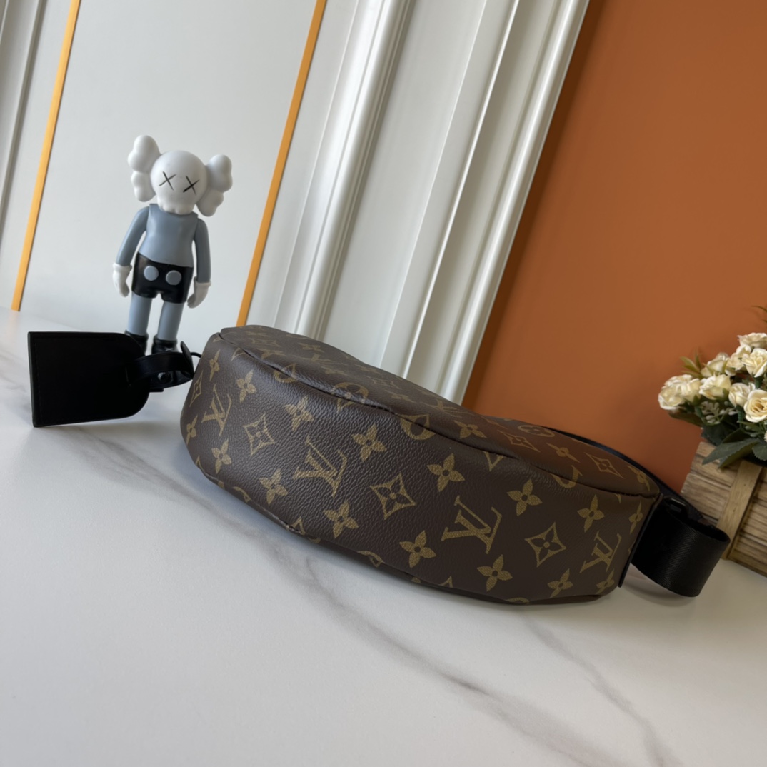 Designer Monogram Hamac Black Old Flower Trumpet Handbag - Gorchic - $135.99