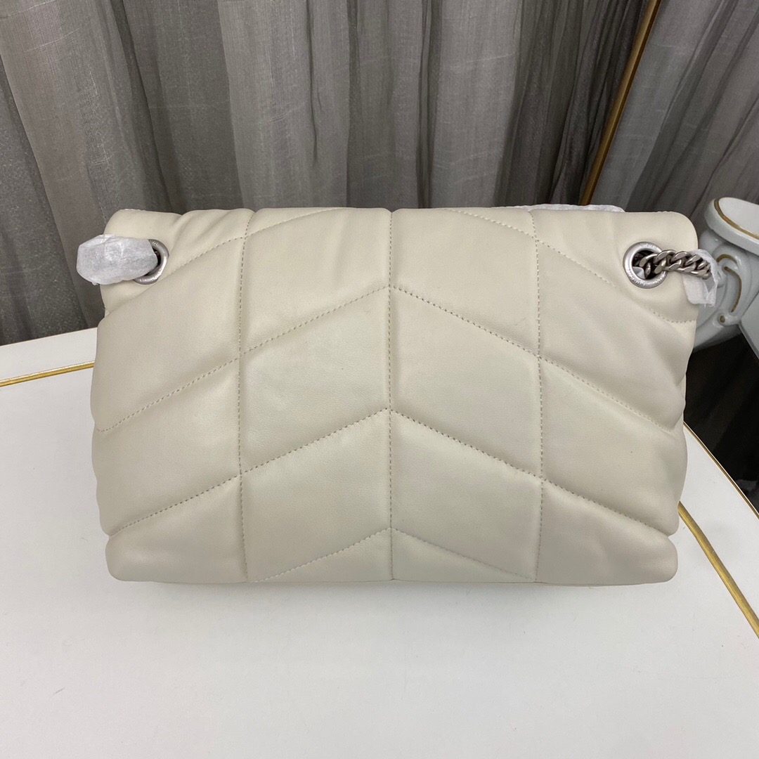 Lady Designer Loulou Puffer Small Quilted Leather Shoulder Bag - Gorchic - $183.99