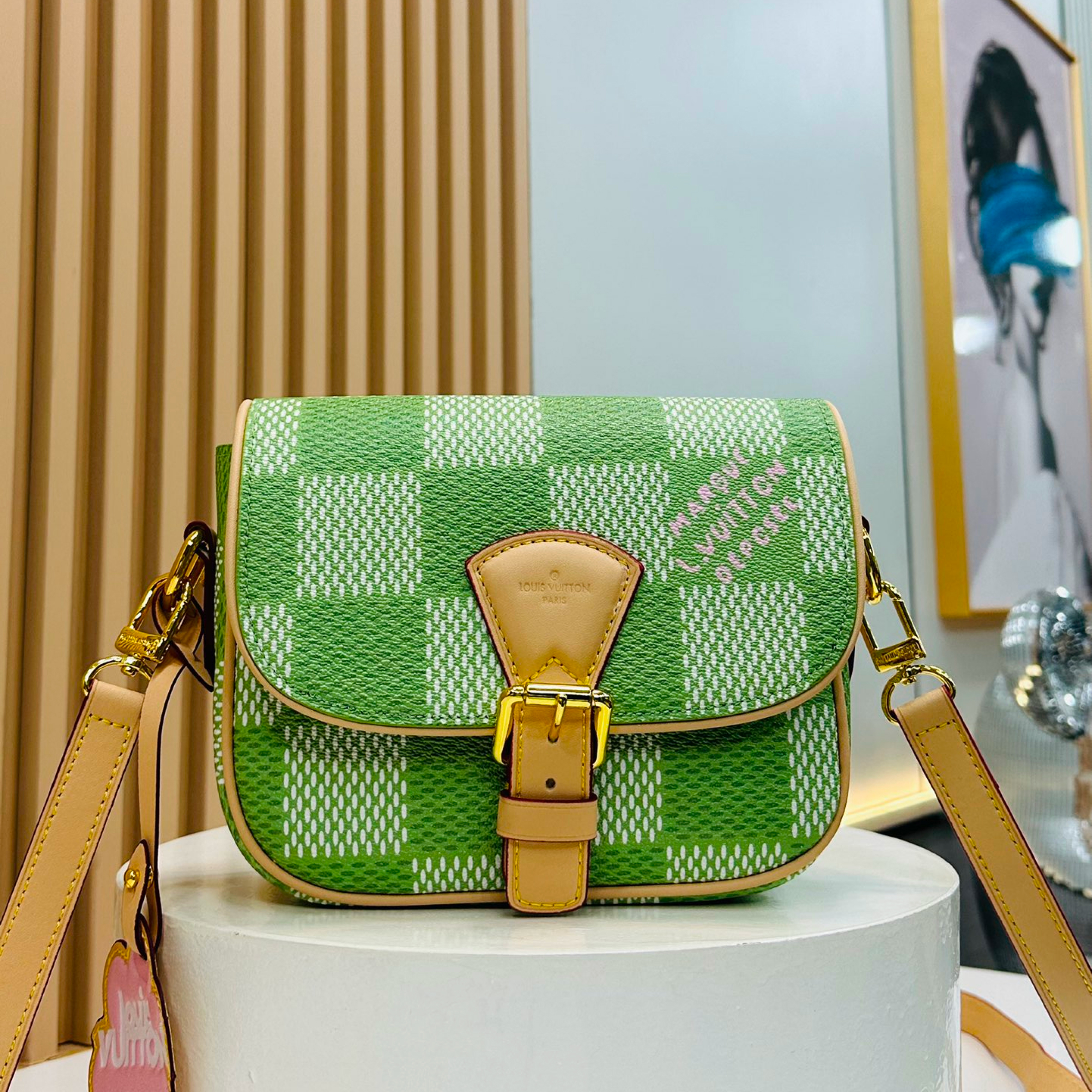 Montsourie Messenger Cross Bag - Bag - Gorchic - $131.99